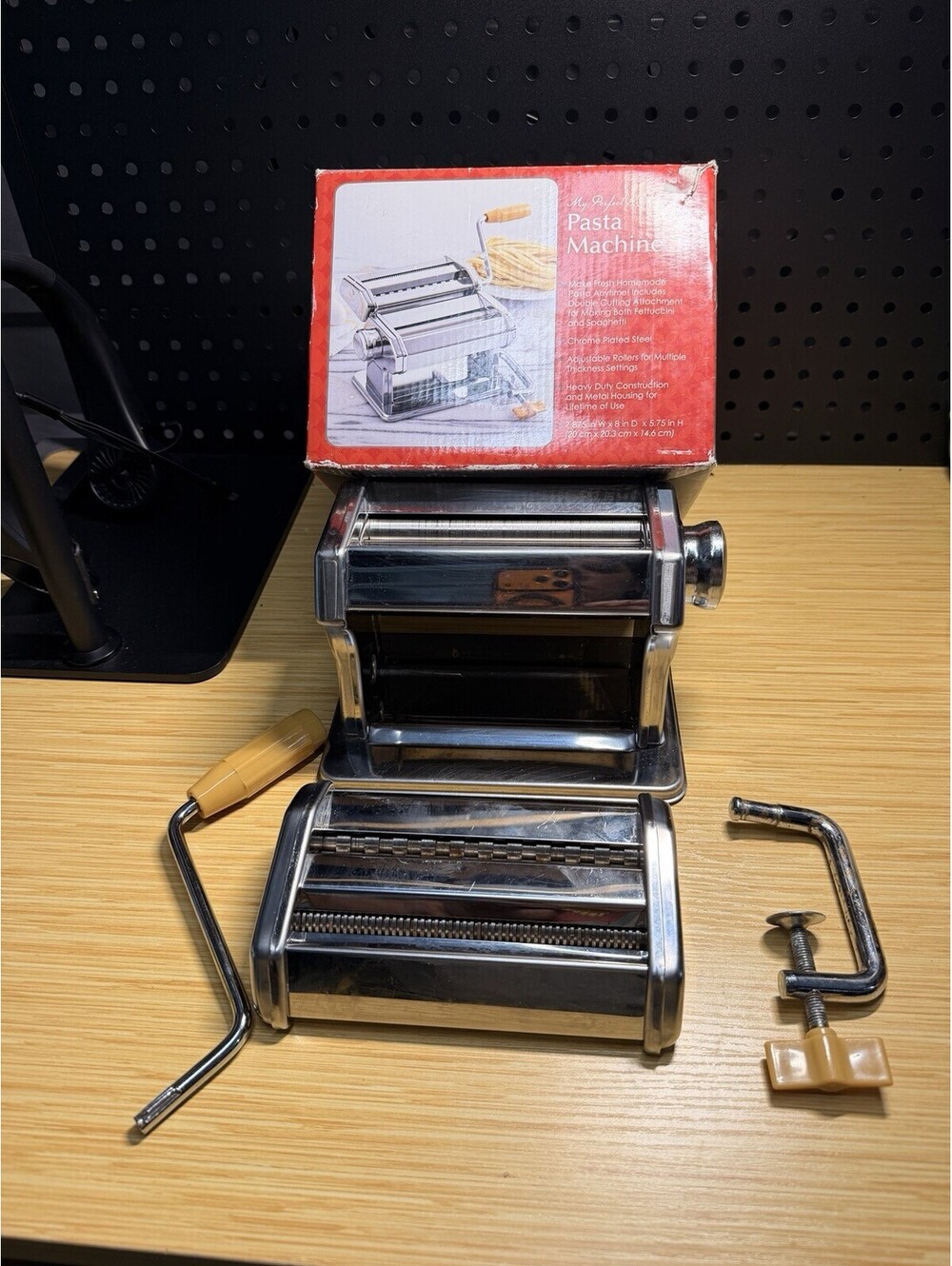 Bed Bath & Beyond My Perfect Kitchen Manual Pasta Machine VTG